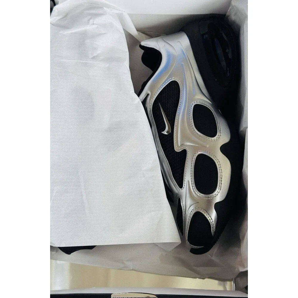 Women’s Size 9 Nike Air Max Muse Black Metallic Silver FV1920-001 NIB